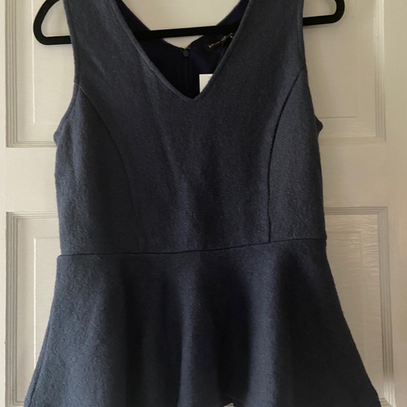 Banana Republic wool blend peplum top in size 4 - Picture 3 of 5
